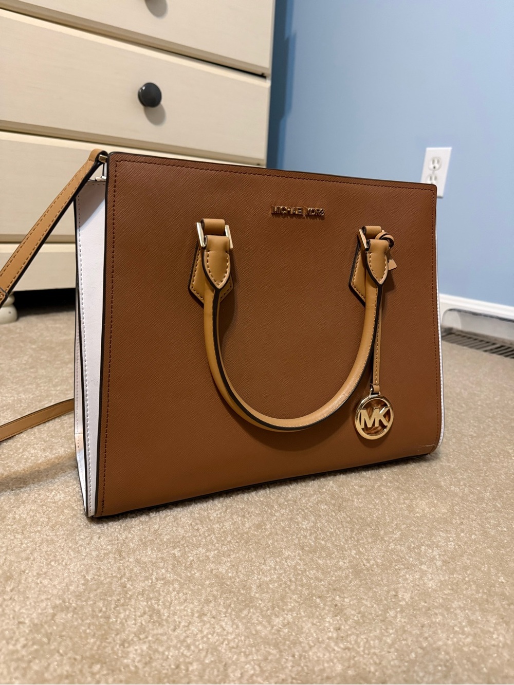 Michael Kors Structured Leather Bag